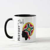 黒人歴史アフリカ系アメリカ人女性 マグカップ (左)