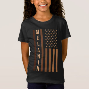 黒人歴史愛国アフリカ系アメリカ人 Tシャツ