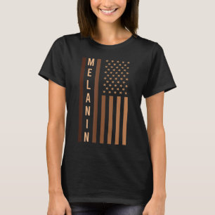 黒人歴史愛国アフリカ系アメリカ人 Tシャツ