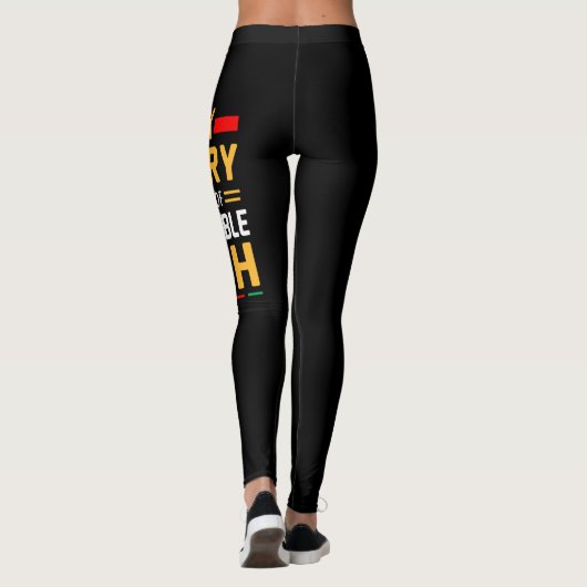 黒人歴史揺るぎない信仰の伝統 レギンス (裏面)