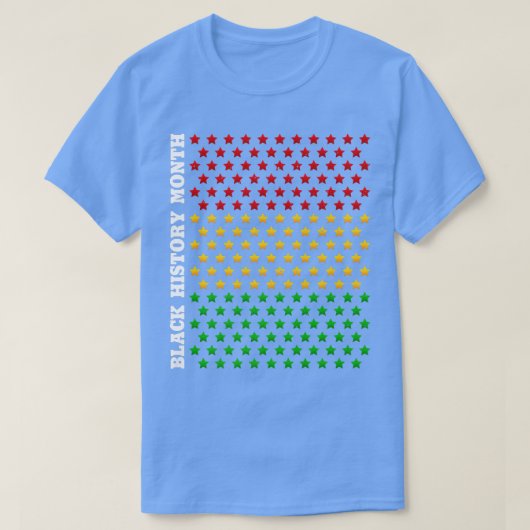 黒人歴史月十二月アフリカ系アメリカ人  Tシャツ (デザイン正面)
