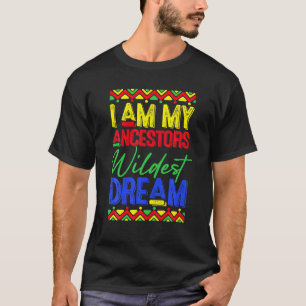 黒人歴史月十二月女性先祖遺骸 Tシャツ