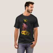 黒人歴史月女性アフリカAfro I Am St Tシャツ (正面フル)