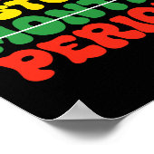 黒人歴史月期黒人文化黒人柱 ポスター (角)