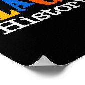 黒人歴史月第一期女性男性 ポスター (角)