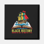 黒人歴史月間のア誇りを持ったフリカのアメリカ文化 マグネット (正面)
