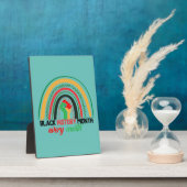 黒人歴史月間の愛国アフリカ フォトプラーク (側面)