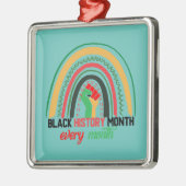 黒人歴史月間の愛国アフリカ メタルオーナメント (左)