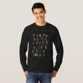 黒人歴史月間のABCプライドアフリカ系アメリカ人 Tシャツ (正面フル)