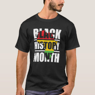 黒人歴史月間アフリカ大陸 Tシャツ