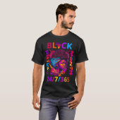 黒人歴史月間アフリカ系アメリカ人が年間を通じて Tシャツ (正面フル)