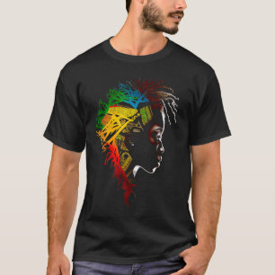 黒人歴史月間アフリカ系アメリカ人の祖先r tシャツ