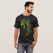 黒人歴史月間アフリカ系アメリカ人の祖先r tシャツ (正面フル)