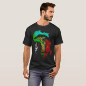 黒人歴史月間アフリカ系アメリカ人の祖先r tシャツ (正面フル)