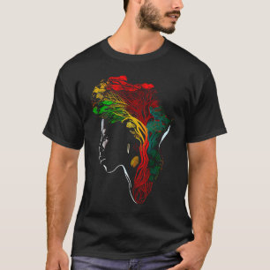 黒人歴史月間アフリカ系アメリカ人の祖先r tシャツ