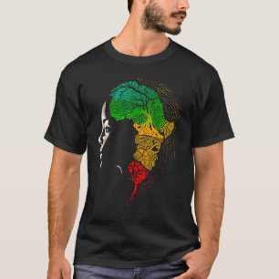 黒人歴史月間アフリカ系アメリカ人の祖先r tシャツ