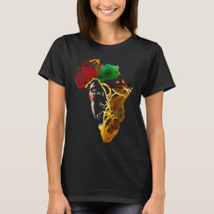 黒人歴史月間アフリカ系アメリカ人の祖先r tシャツ