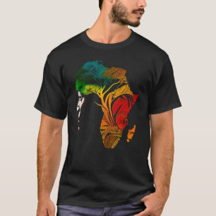 黒人歴史月間アフリカ系アメリカ人の祖先r tシャツ