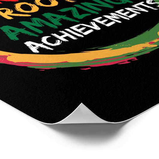 黒人歴史月間アフリカ系アメリカ人カントリーセレブ ポスター (角)