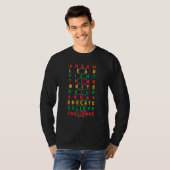 黒人歴史月間アフリカ系アメリカ人カントリーセレブ Tシャツ (正面フル)