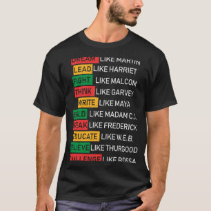 黒人歴史月間アフリカ系アメリカ人カントリーセレブ Tシャツ