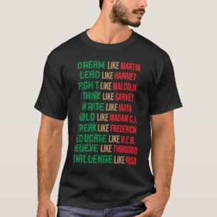 黒人歴史月間アフリカ系アメリカ人カントリーセレブ Tシャツ