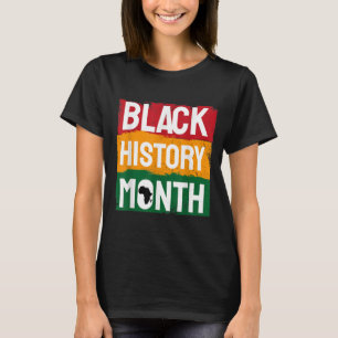 黒人歴史月間アフリカ系アメリカ人カントリーセレブ Tシャツ