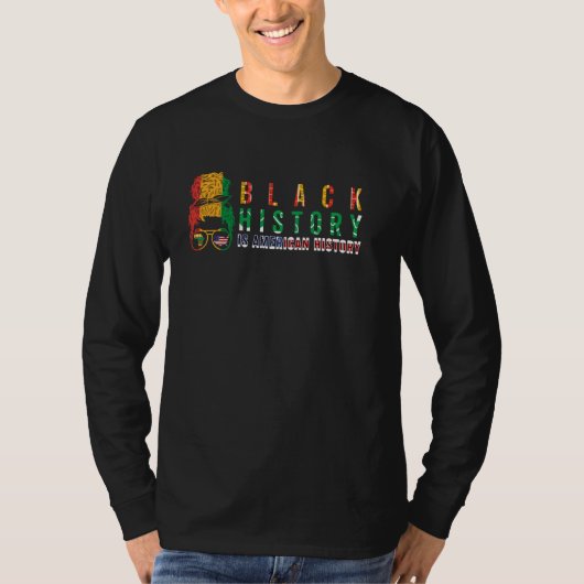 黒人歴史月間アフリカ系アメリカ人カントリーセレブ Tシャツ (正面)