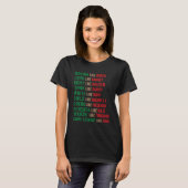 黒人歴史月間アフリカ系アメリカ人カントリーセレブ Tシャツ (正面フル)