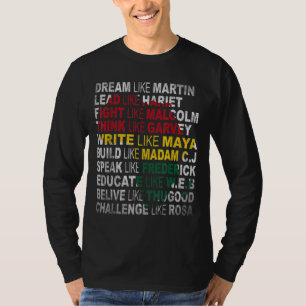 黒人歴史月間アフリカ系アメリカ人カントリーセレブ Tシャツ