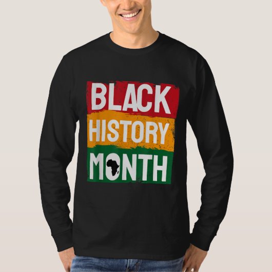 黒人歴史月間アフリカ系アメリカ人カントリーセレブ Tシャツ (正面)