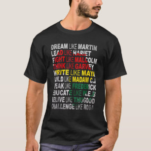 黒人歴史月間アフリカ系アメリカ人カントリーセレブ Tシャツ