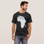 黒人歴史月間アフリカ系アメリカ人ホームアフリカM Tシャツ (正面フル)