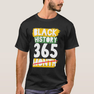 黒人歴史月間アフリカ系アメリカ人メラニン男性W Tシャツ