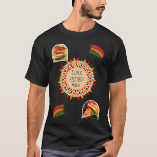 黒人歴史月間アフリカ系アメリカ人 Tシャツ