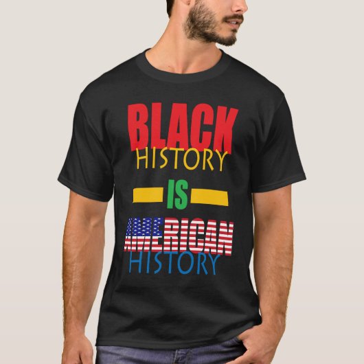 黒人歴史月間アメリカ人歴史アフリカンアメリ Tシャツ (正面)