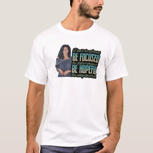 黒人歴史月間ミシェル・オバマ大統領時代 Tシャツ (正面)