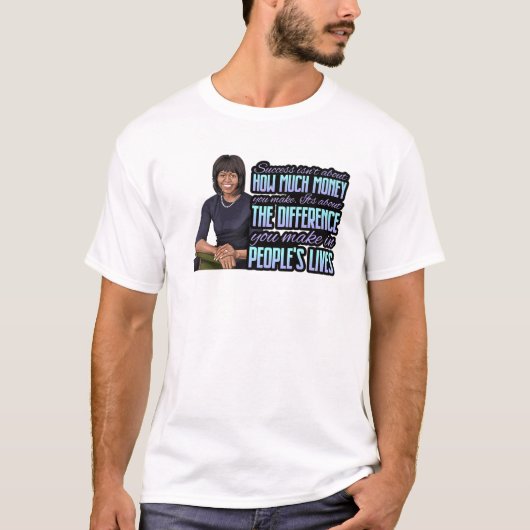 黒人歴史月間ミシェル・オバマ大統領時代 Tシャツ (正面)