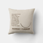 黒人歴史月間感動的HARRIET TUBMAN クッション (裏面)