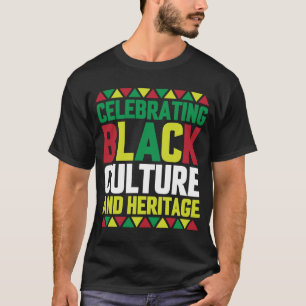黒人歴史月間祝の黒人文化と Tシャツ