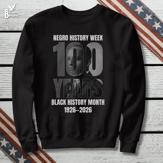 黒人歴史月間100周年 Negro+History+Week ブラック歴史月間 スウェットシャツ