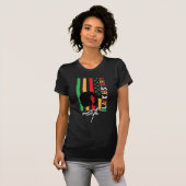 黒人歴史月間 アフリカ系アメリカ人 Tシャツ (正面フル)