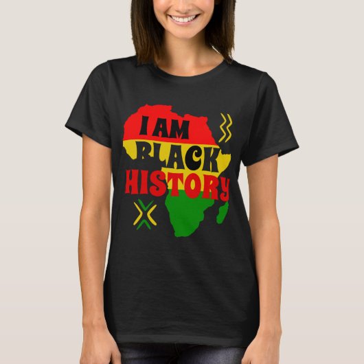 黒人歴史月間,アフリカ系アメリカ人 Tシャツ (正面)