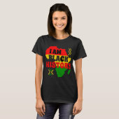 黒人歴史月間,アフリカ系アメリカ人 Tシャツ (正面フル)