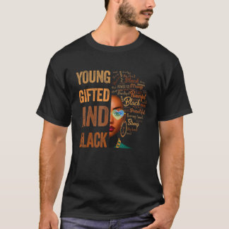 黒人歴史月間 アフリカ系メラニン W Tシャツ