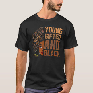 黒人歴史月間 アフリカ系メラニン W Tシャツ