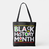 黒人歴史月間 メラニン ブラ シスタ キング クイーン トートバッグ (裏面)