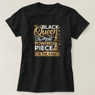 黒人歴史月間 強い女性を祝おう Tシャツ