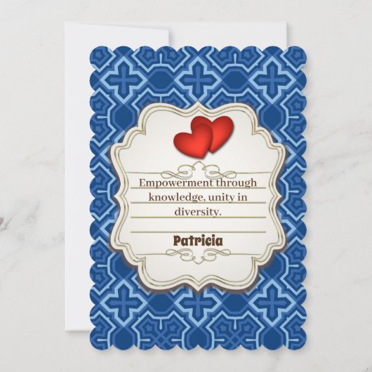 黒人歴史月間 招待状 (裏面)