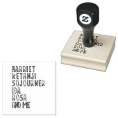 黒人歴史月間、有名な黒人女性リーダー ラバースタンプ (押印)